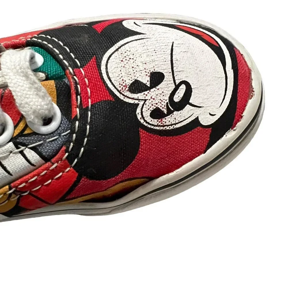 Vans + Disney Sz 12 Mickey Mouse Donald Goofy Sneakers